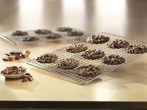 USA Pan Jelly Roll Cooling Rack 13.75 x 8.62 inches | Nonstick Stainless Steel Oven Safe thumbnail 3