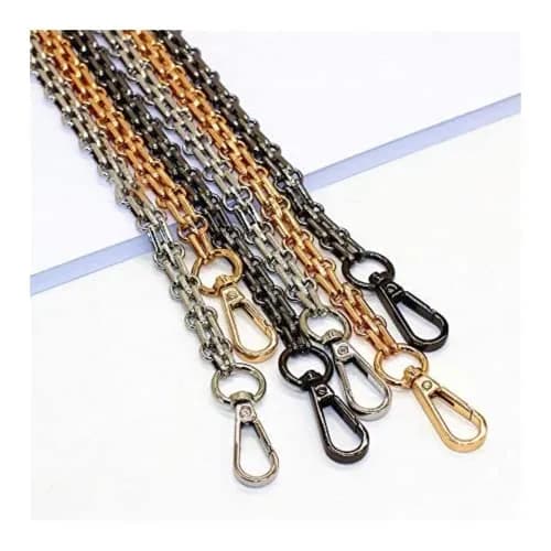 LONG TAO 47" DIY Iron Chain Strap Handbag Chains Accessories Purse Straps | Classic Metal Chain Handle for DIY Bags thumbnail 3