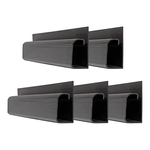SimpleCord 5 Pack of 16-Inch J Channel Cable Management Under Desk | Easy Adhesive Mount Cord Organizer thumbnail 8