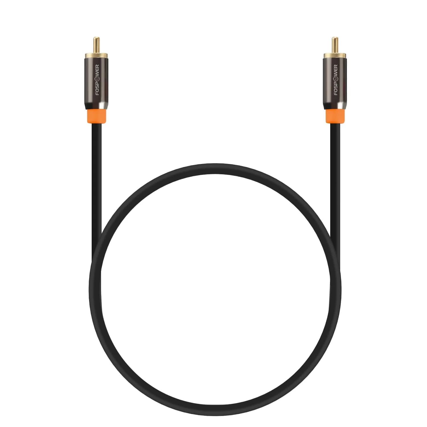 FosPower Digital Coaxial Audio Cable 3.0m (10ft) 2-Pack | Premium S/PDIF RCA Male to Male for Home Theater, HDTV, Subwoofer, Hi-Fi Systems - view 2