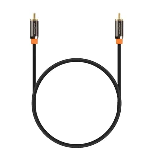FosPower Digital Coaxial Audio Cable 3.0m (10ft) 2-Pack | Premium S/PDIF RCA Male to Male for Home Theater, HDTV, Subwoofer, Hi-Fi Systems thumbnail 2
