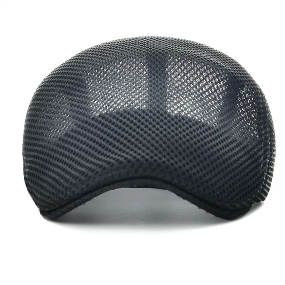 VOBOOM Men's Breathable Mesh Summer Hat Adjustable Newsboy Beret Ivy Cabbie Flat Cap Khaki - view 4