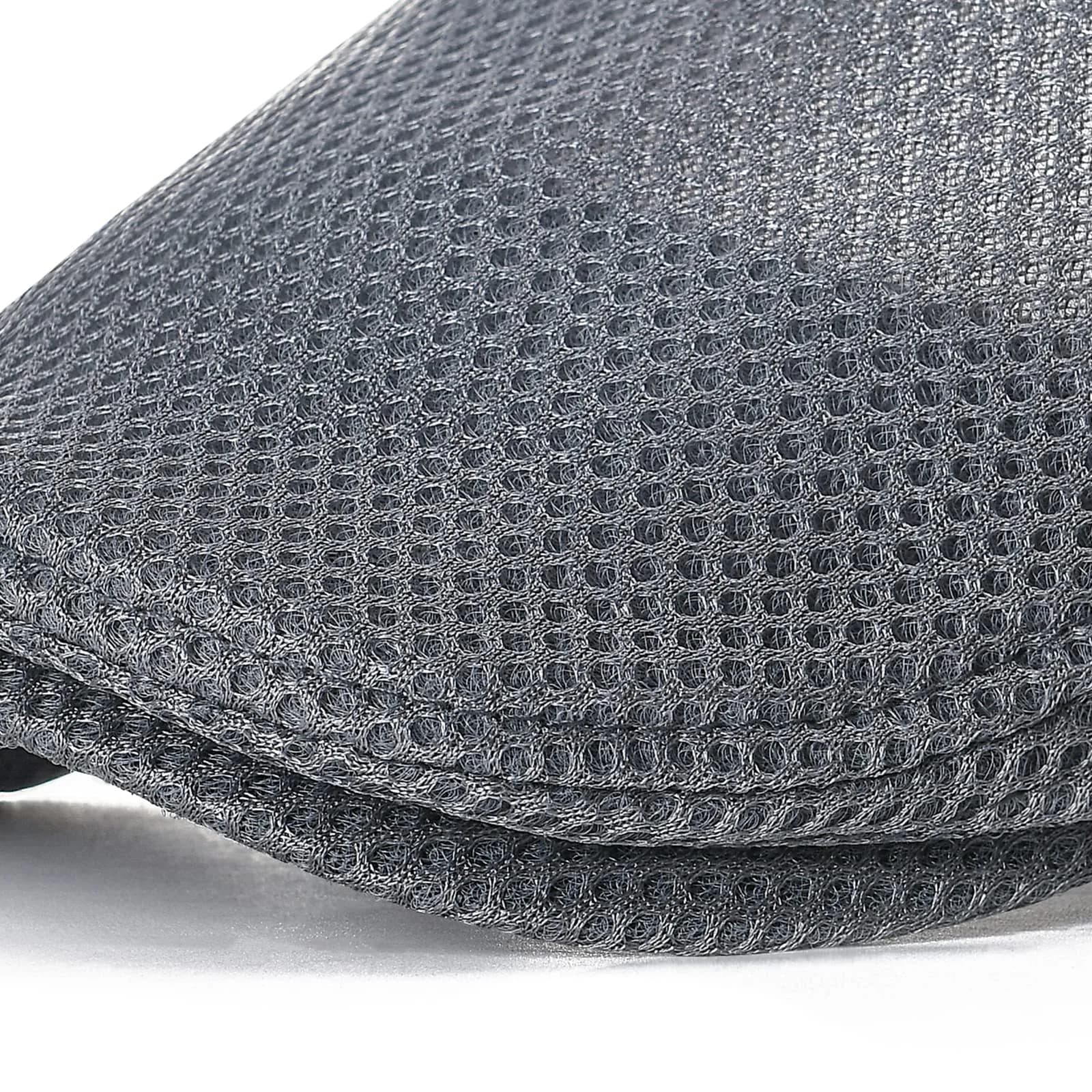 VOBOOM Men's Breathable Mesh Summer Hat - Grey, Adjustable Size 57-60cm (22.4-23.6") - view 5