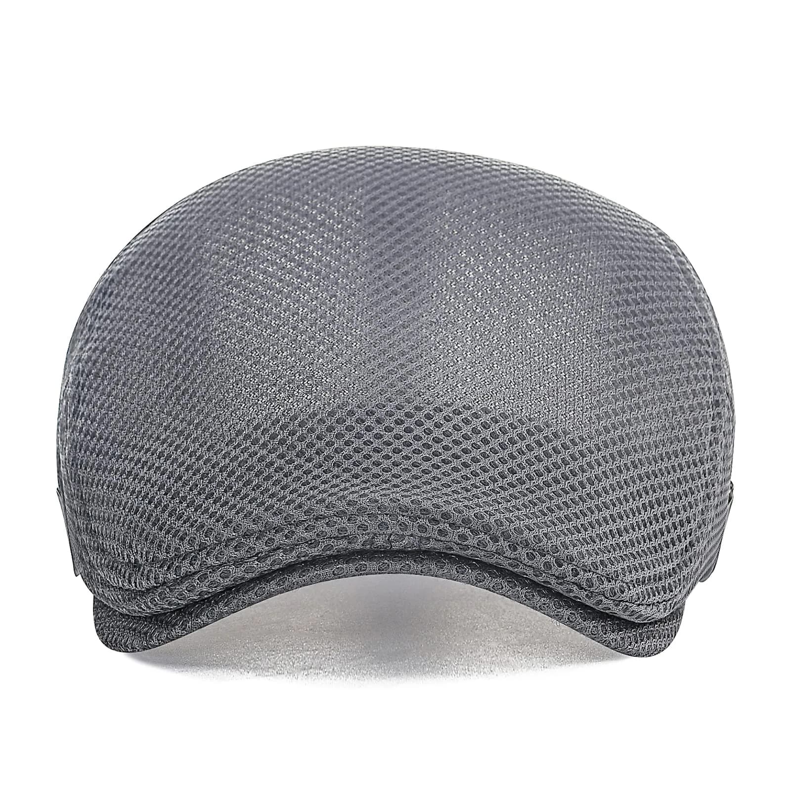 VOBOOM Men's Breathable Mesh Summer Hat - Grey, Adjustable Size 57-60cm (22.4-23.6") - view 3