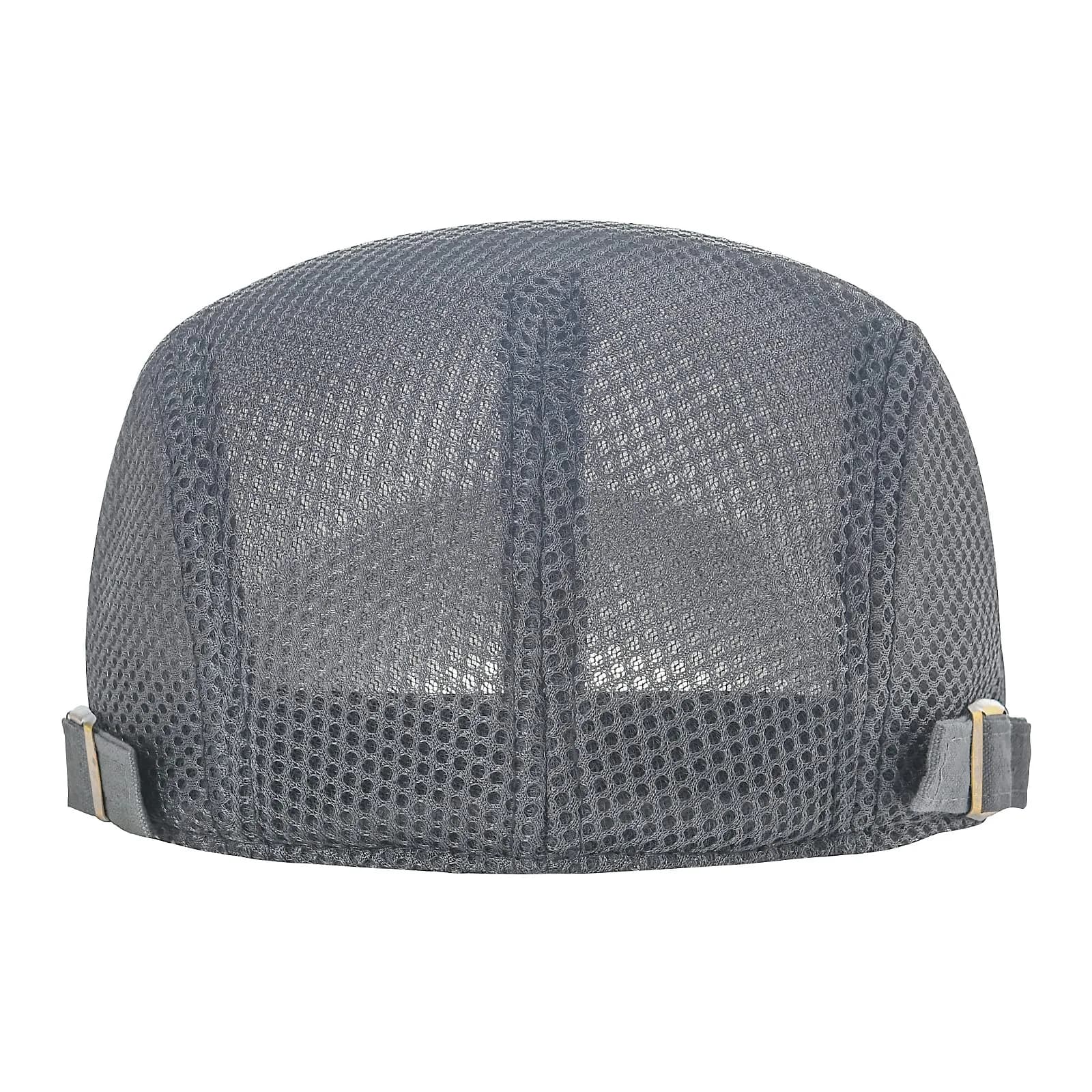 VOBOOM Men's Breathable Mesh Summer Hat - Grey, Adjustable Size 57-60cm (22.4-23.6") - view 4