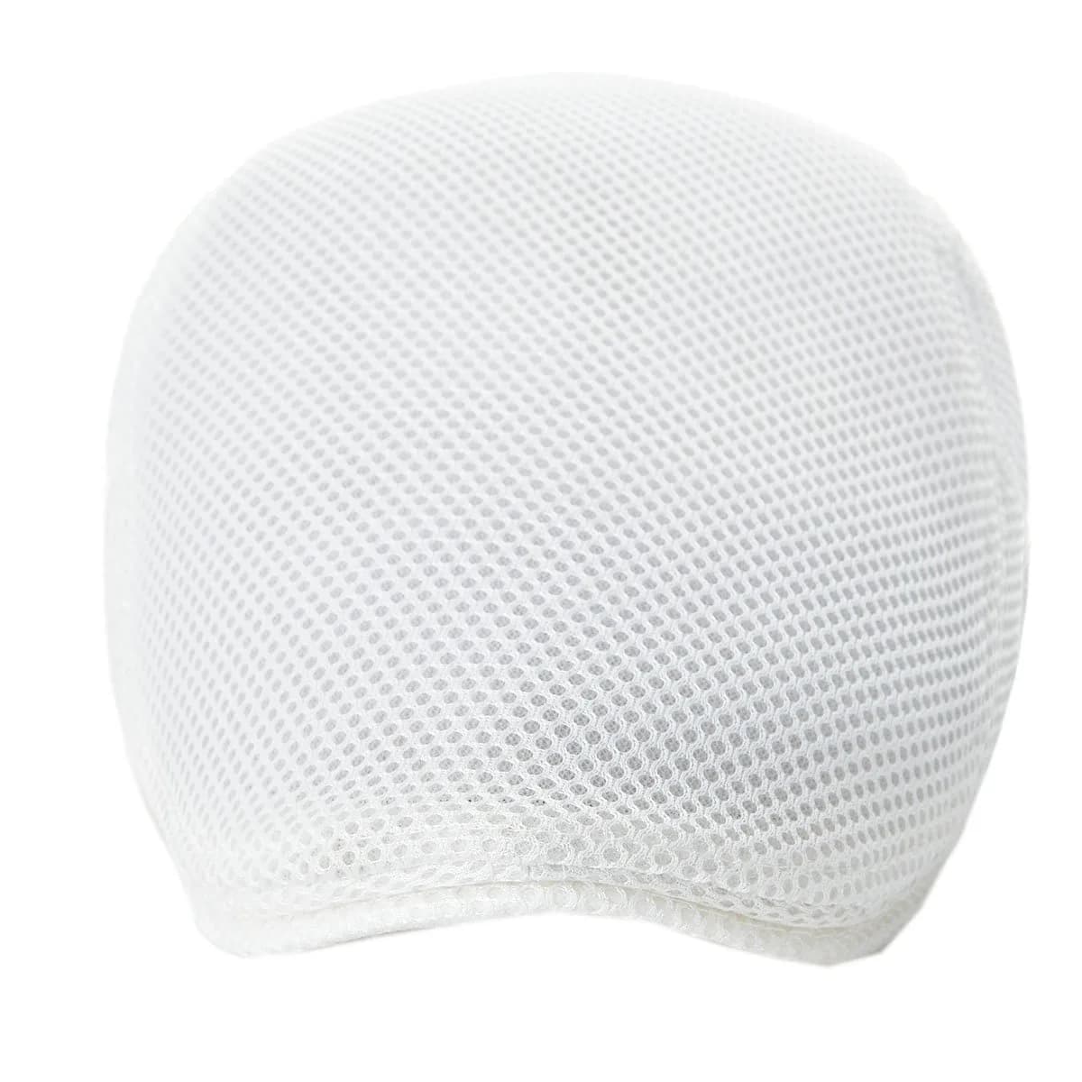 VOBOOM Men's White Breathable Mesh Summer Hat - Adjustable Newsboy Beret Ivy Cabbie Flat Cap - view 3