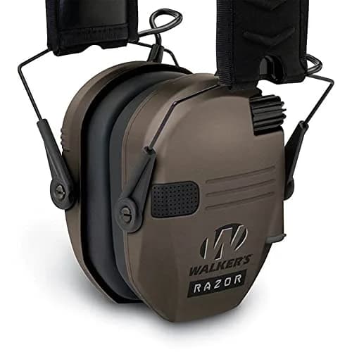 Walker's Razor Slim Shooter Electronic Hearing Protection Earmuffs 2-Pack | Noise Reduction 23dB, HD Speakers, Foldable Headband thumbnail 6