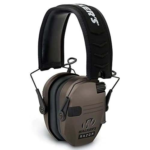 Walker's Razor Slim Shooter Electronic Hearing Protection Earmuffs 2-Pack | Noise Reduction 23dB, HD Speakers, Foldable Headband thumbnail 7
