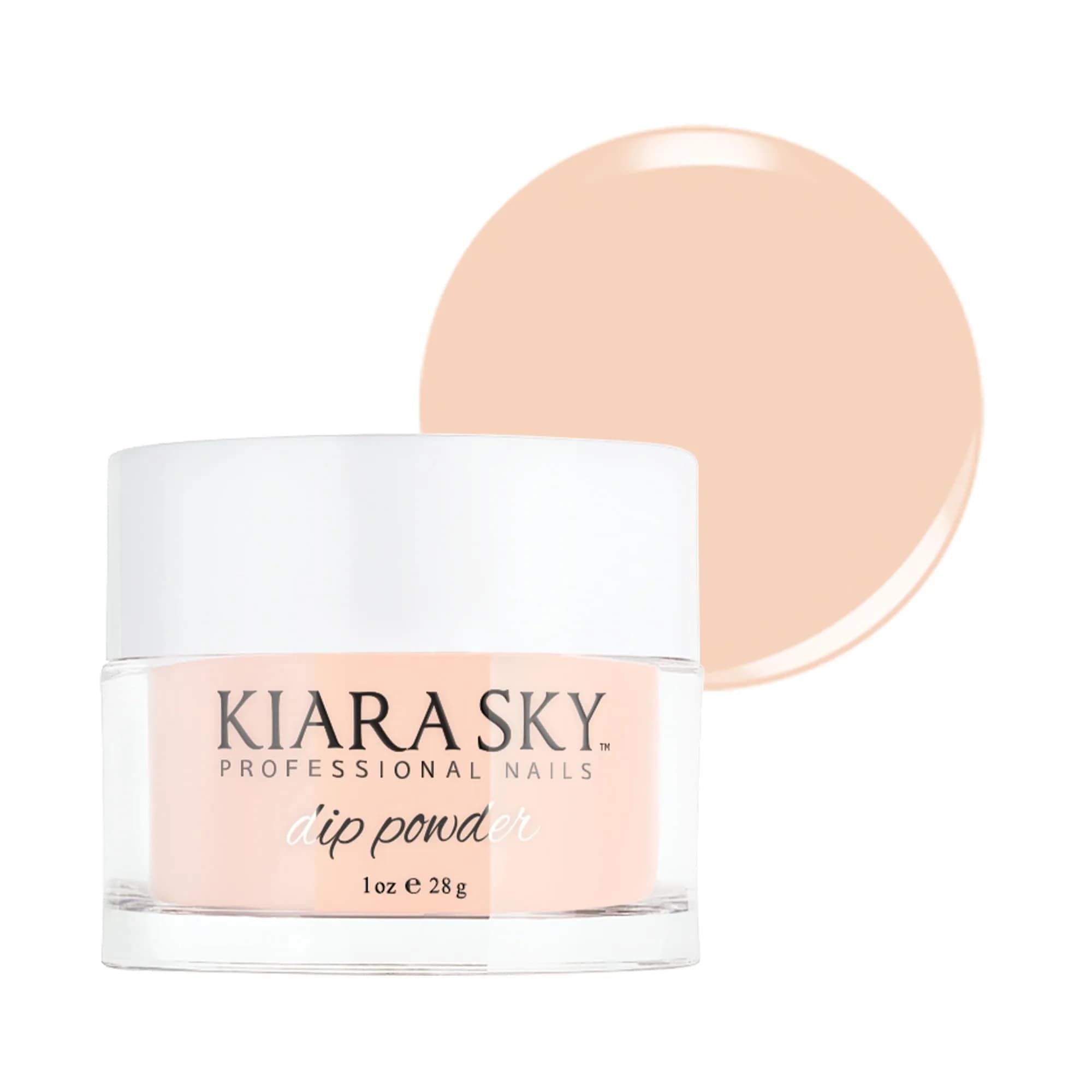 Kiara Sky Dip Powder Nude Tones 1 oz | Light, Long-Lasting Nails with Vitamins - main product image