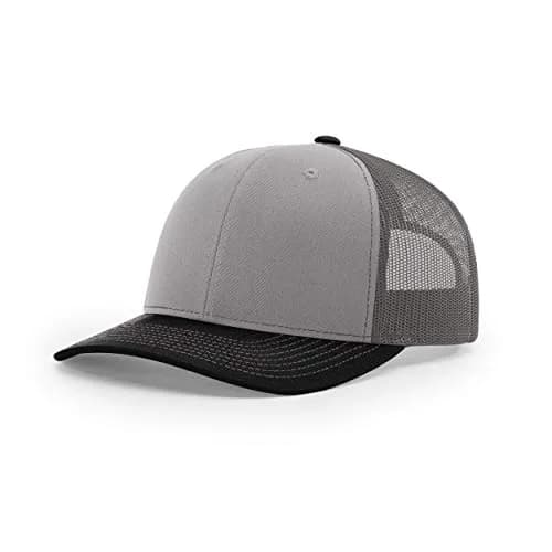 Richardson Unisex 112 Trucker Cap - Grey/Charcoal/Black, One Size - main product image