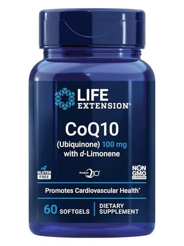 Life Extension CoQ10 (Ubiquinone) with d-Limonene Softgels 100 MG (60 Count) | Supports Heart Health & Fights Fatigue thumbnail 1