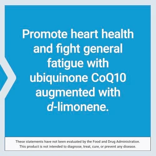 Life Extension CoQ10 (Ubiquinone) with d-Limonene Softgels 100 MG (60 Count) | Supports Heart Health & Fights Fatigue thumbnail 5