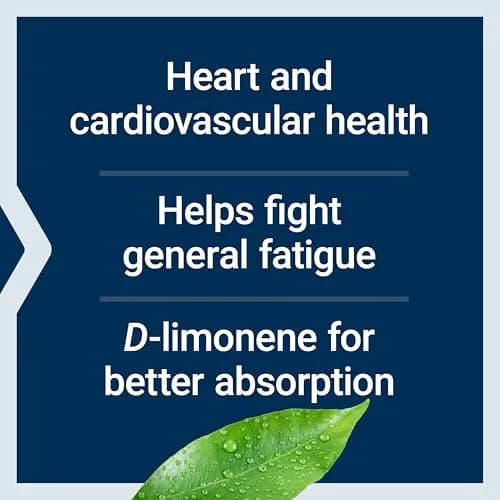 Life Extension CoQ10 (Ubiquinone) with d-Limonene Softgels 100 MG (60 Count) | Supports Heart Health & Fights Fatigue thumbnail 3
