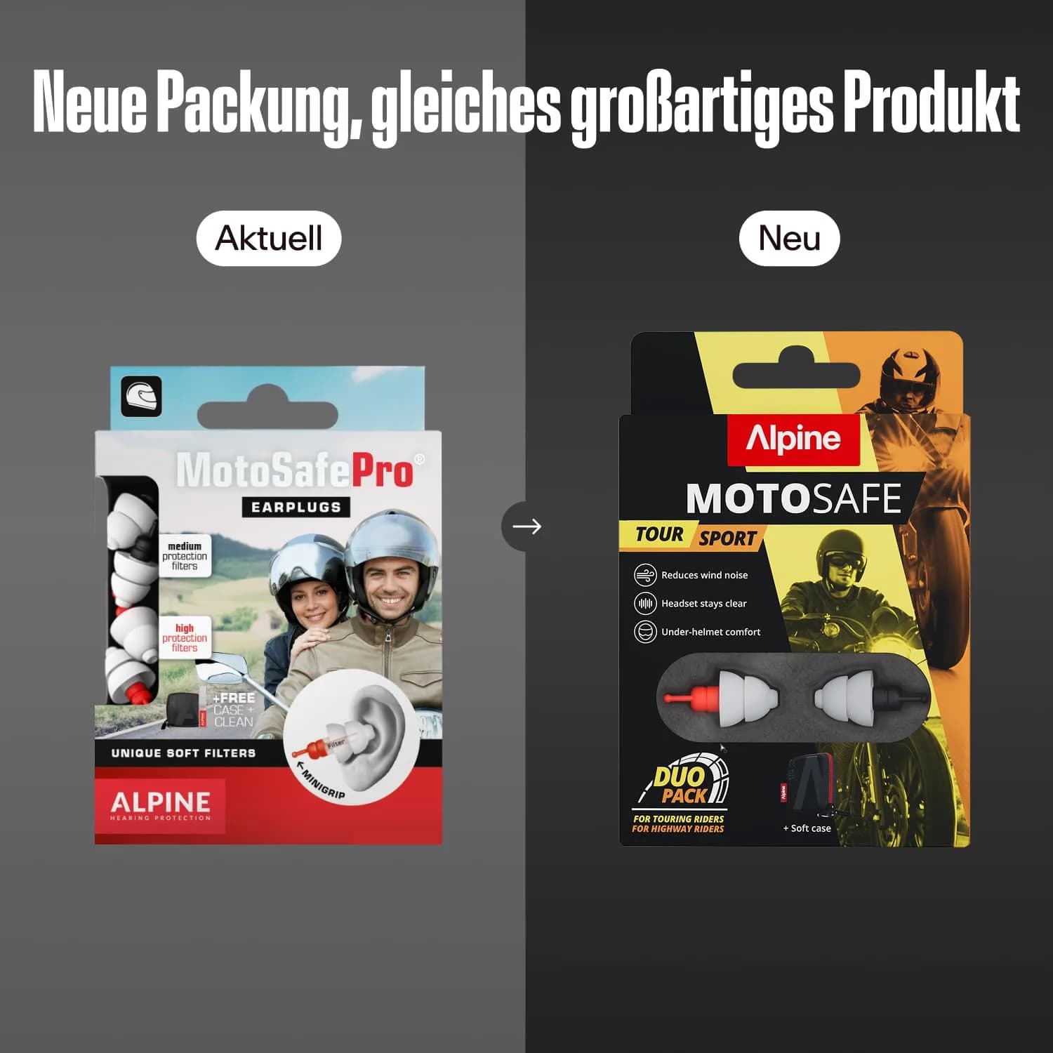 Alpine MotoSafe Pro Earplugs for Motorcycle Riding | 20dB Noise Reduction, 2 Pair - view 7
