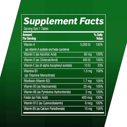 Shot B Multivitamin Complex, B-Energy, 60 Tablets | Supports Energy & Immunity thumbnail 7