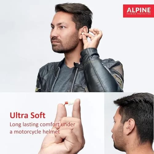 Alpine MotoSafe Race Motorcycle Ear Plugs for Wind Noise Reduction | 17 dB SNR thumbnail 6