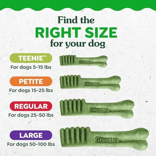 Greenies Teenie Original Natural Dental Dog Treats, Chicken, 260 Count (Pack of 4) | Vet-Recommended Dental Care for Small Dogs thumbnail 9