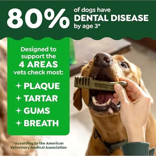 Greenies Teenie Original Natural Dental Dog Treats, Chicken, 260 Count (Pack of 4) | Vet-Recommended Dental Care for Small Dogs thumbnail 3