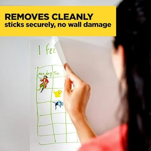 Scotch Wall-Safe Tape Dispenser with 1 Roll | Removable Tape for Photos & Art, 1.9cm x 1651cm (3/4 in x 650 in) thumbnail 5