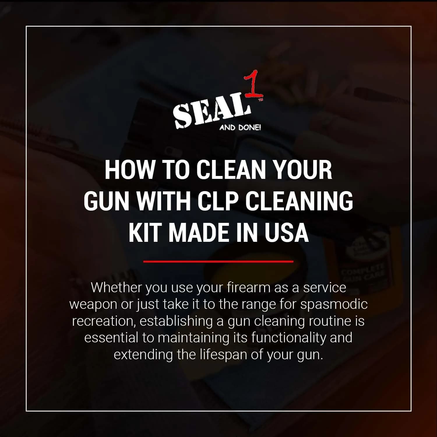 Seal 1 CLP Plus Muzzleloader Paste 113g (4 oz) | All-in-One Bore Cleaner & Protectant for Firearms - view 6
