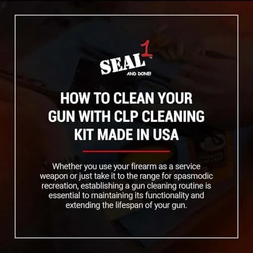 Seal 1 CLP Plus Muzzleloader Paste 113g (4 oz) | All-in-One Bore Cleaner & Protectant for Firearms thumbnail 6