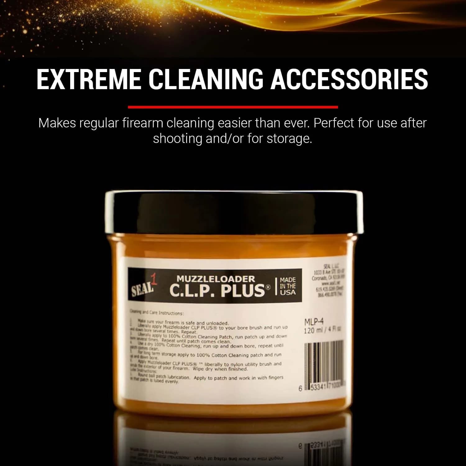 Seal 1 CLP Plus Muzzleloader Paste 113g (4 oz) | All-in-One Bore Cleaner & Protectant for Firearms - view 3