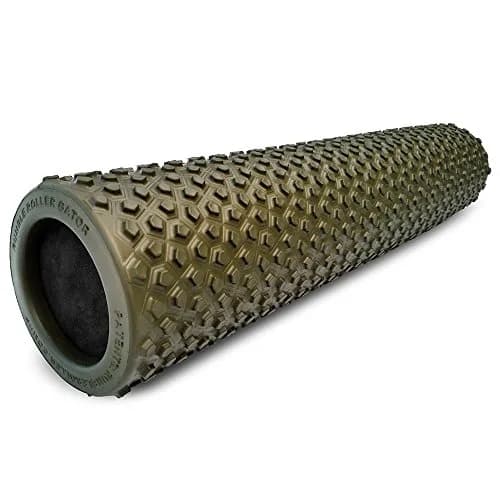 RumbleRoller Original Textured Foam Roller Midsize Gator Blue | Deep Tissue Muscle Massage thumbnail 1