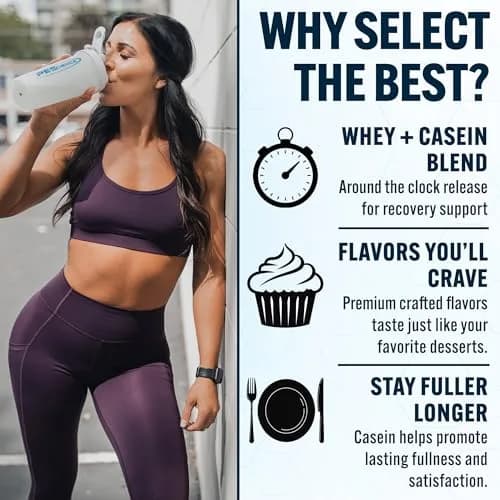 PEScience Select Protein Powder, Peanut Butter Cookie, 27 Servings | High-Quality Whey & Casein Blend for Muscle & Weight Goals thumbnail 3