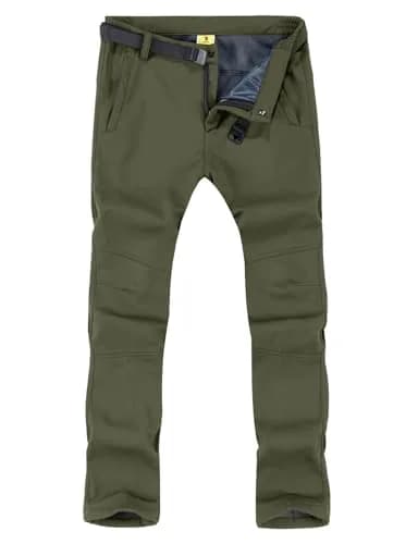 TBMPOY Men's Snow Ski Hiking Pants Waterproof Winter Fleece Lined XL | Windproof & Water-Resistant thumbnail 1
