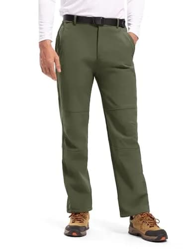 TBMPOY Men's Snow Ski Hiking Pants Waterproof Winter Fleece Lined XL | Windproof & Water-Resistant thumbnail 2
