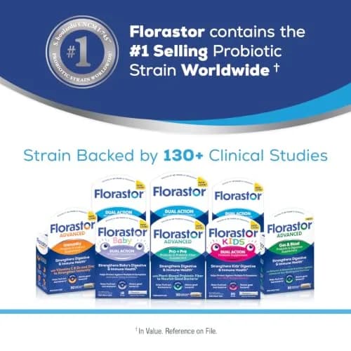 Florastor Advanced Immunity Probiotic, 30 Capsules | Supports Digestive & Immune Health thumbnail 6