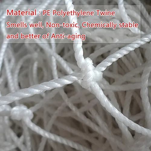 Boshen Soccer Goal Net 365.76cm x 182.88cm (12 x 6FT) | Heavy Duty Polyethylene Training Post Net thumbnail 4
