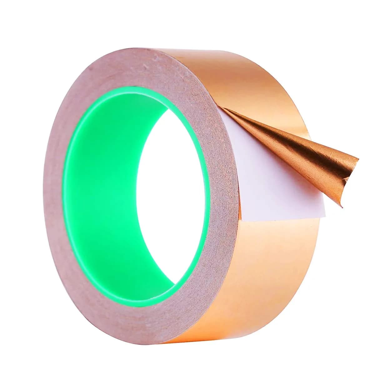 Zehhe Copper Foil Tape with Double-Sided Conductive 1inch | EMI Shielding & Stained Glass (21.8 yards) — 1 inch
