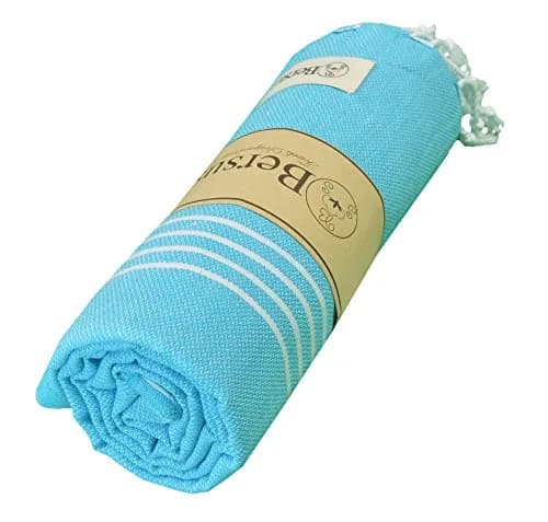 Bersuse Towels Anatolia XL Beach Blanket 61x82 Inches | Quick-Dry 100% Cotton Turkish Towel thumbnail 2