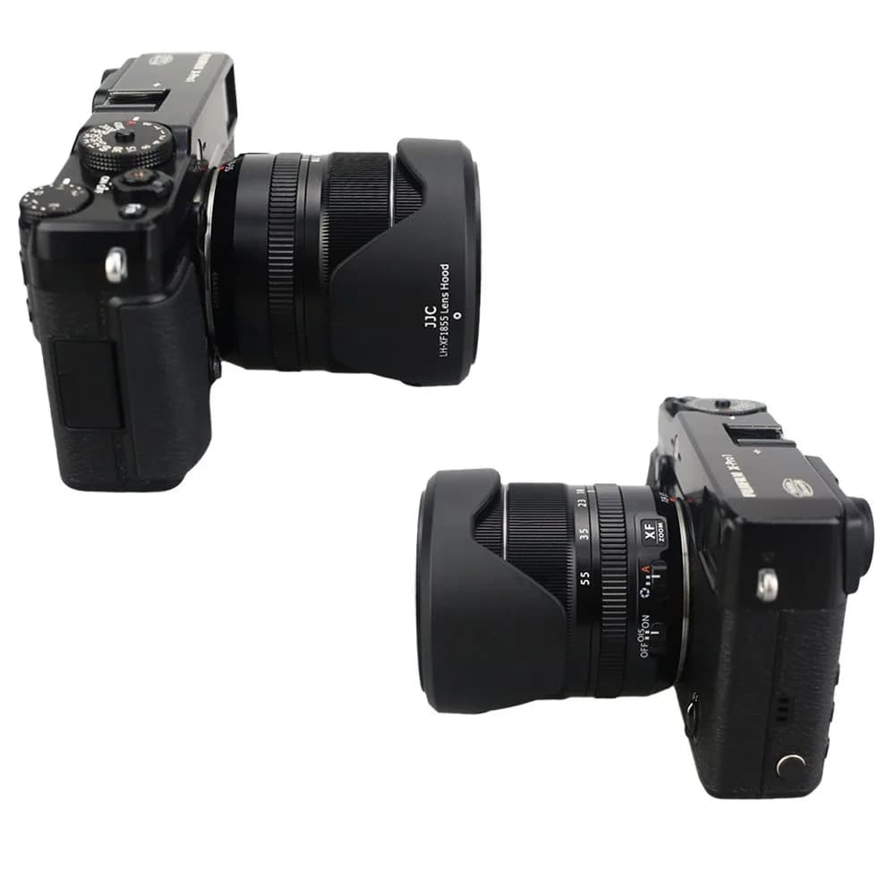 JJC Lens Hood for Fujifilm XF 18-55mm F2.8-4 R LM OIS & XF 14mm F2.8 R Lens | Blocks Stray Light, Protects Lens - view 6