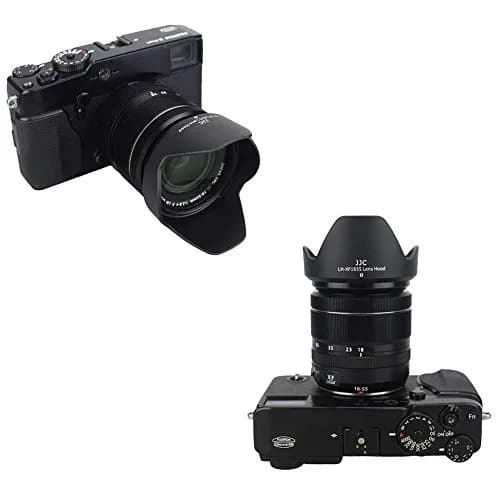 JJC Lens Hood for Fujifilm XF 18-55mm F2.8-4 R LM OIS & XF 14mm F2.8 R Lens | Blocks Stray Light, Protects Lens thumbnail 2