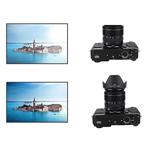 JJC Lens Hood for Fujifilm XF 18-55mm F2.8-4 R LM OIS & XF 14mm F2.8 R Lens | Blocks Stray Light, Protects Lens thumbnail 3