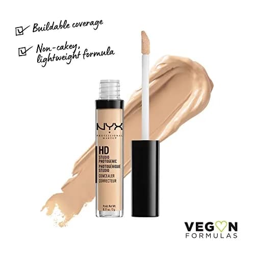 NYX PROFESSIONAL MAKEUP HD Studio Photogenic Concealer Wand, Medium Coverage - Nude Beige | Flawless, Natural Finish for All Skin Types thumbnail 2