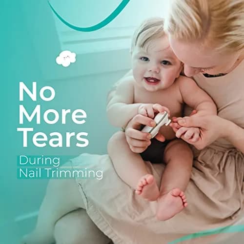 bblüv Trimö Electric Nail Clippers for Newborn Baby & Toddler | Gentle, Whisper-Quiet, 2-Speed, BPA-Free thumbnail 6