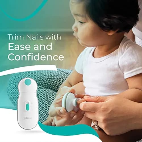 bblüv Trimö Electric Nail Clippers for Newborn Baby & Toddler | Gentle, Whisper-Quiet, 2-Speed, BPA-Free thumbnail 7