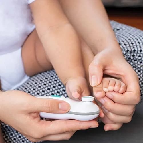 bblüv Trimö Electric Nail Clippers for Newborn Baby & Toddler | Gentle, Whisper-Quiet, 2-Speed, BPA-Free thumbnail 8