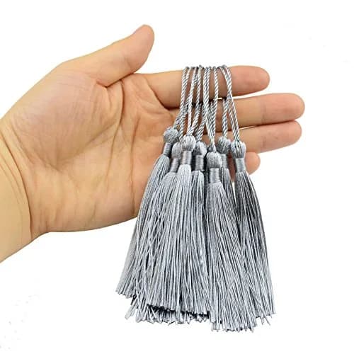 Makhry Silky Bookmark Tassels 5 Inch | Elegant Jewelry & Craft Decor (70-120 chars) thumbnail 6