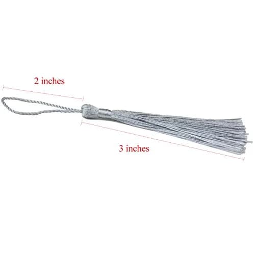 Makhry Silky Bookmark Tassels 5 Inch | Elegant Jewelry & Craft Decor (70-120 chars) thumbnail 7