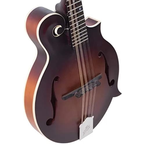 The Loar LM-310F-BRB Honey Creek F-Style Mandolin | Hand-Carved Spruce Top, 4.5/5⭐ thumbnail 5