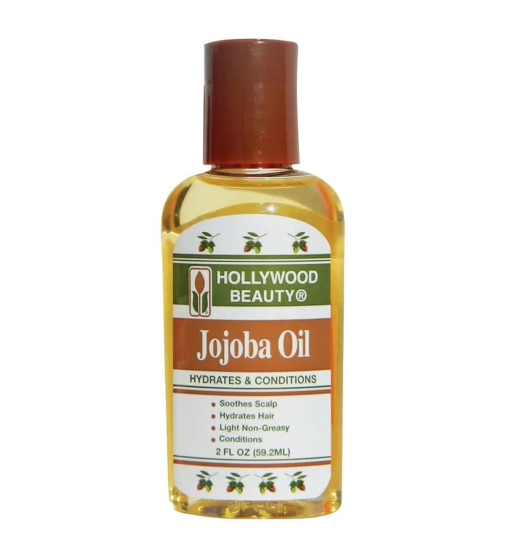 Hollywood Beauty Jojoba Hair Oil 59ml (2 Fl Oz) | Hydrates & Conditions Hair - main product image