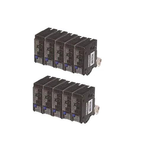 SIEMENS 20 Amp Single Pole AFCI Circuit Breaker | 10 Pack, Mexico Origin, LED Trip thumbnail 1