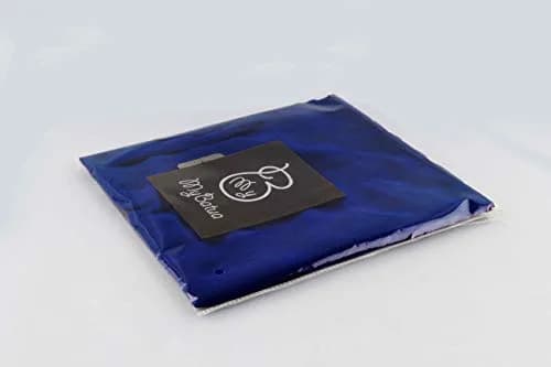 MyBatua 3 Layers Saudi Niqab Royal Blue Georgette | 78 x 66 cm (Longest Layer) thumbnail 5