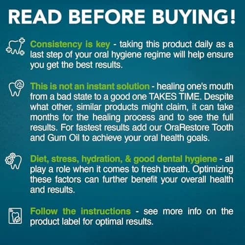 Great Oral Health Mint Oral Probiotics 180 Tablets (60 Count x 3 Pack) | Dentist Formulated BLIS K12 M18 for Bad Breath thumbnail 5