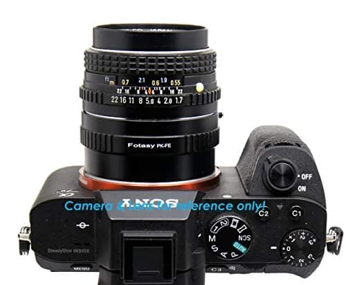 Fotasy K-Mount Lens to E Mount Adapter, K Mount E Adapter, PK Lense to E, Compatible with Sony a7 a7R a7s II III IV a9 a7c Alpha 1 a6600 a6500 a6400 a6300 a6100 a6000 a5100 a5000 a3500 ZV-E10 | Manual Focus Adapter thumbnail 5