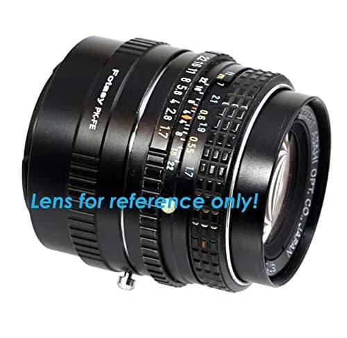 Fotasy K-Mount Lens to E Mount Adapter, K Mount E Adapter, PK Lense to E, Compatible with Sony a7 a7R a7s II III IV a9 a7c Alpha 1 a6600 a6500 a6400 a6300 a6100 a6000 a5100 a5000 a3500 ZV-E10 | Manual Focus Adapter thumbnail 2